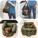 Premium Non-Slip Dog Car Seat Booster Bed with Safety Belt