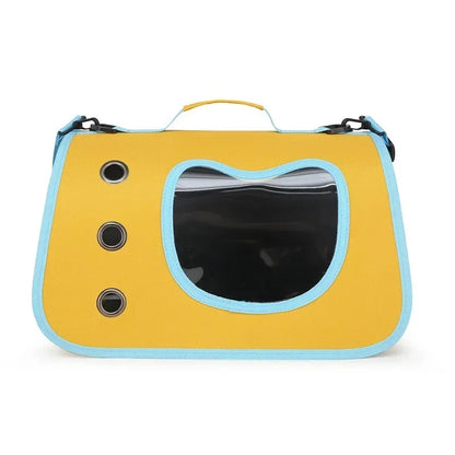 AirComfort™ Foldable Pet Carrier Sling – Lightweight Breathable Shoulder Bag for Small Dogs & Cats