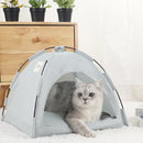 CozyNest™ Winter Cat Tent Bed – Warm Clamshell Cave House