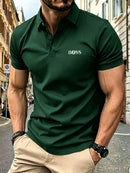 Premium Men's Breathable Summer Polo Shirt – Casual Short Sleeve Comfort Fit