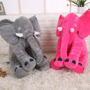 SnuggleEle™ Baby Elephant Plush Pillow – Soft Sleeping Comfort Toy