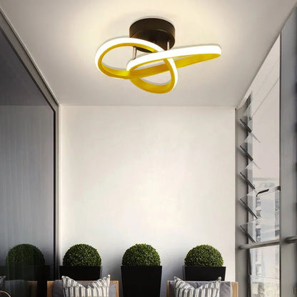 Lámpara de techo LED moderna - Lámpara de techo de montaje superficial para pasillo, cocina y dormitorio