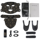 8 Color LED Light Therapy Face & Neck Mask – Red & Near Infrared Anti-Aging Facial Device for Wrinkles, Acne, Skin Tightening & Oil Control