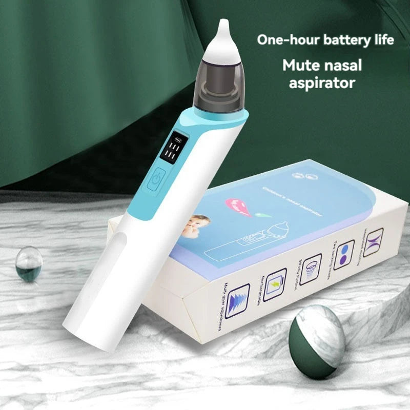Baby Electric Nasal Aspirator Rechargeable Newborn Nose Cleaner