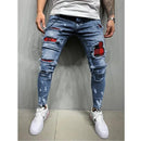 Men’s Distressed Slim Fit Jeans – Modern Streetwear Style with Premium Comfort