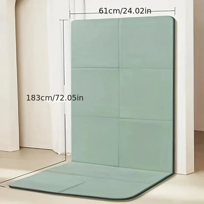 Esterilla de yoga plegable de TPE ecológica FlexFold™: esterilla de fitness antideslizante para viajes