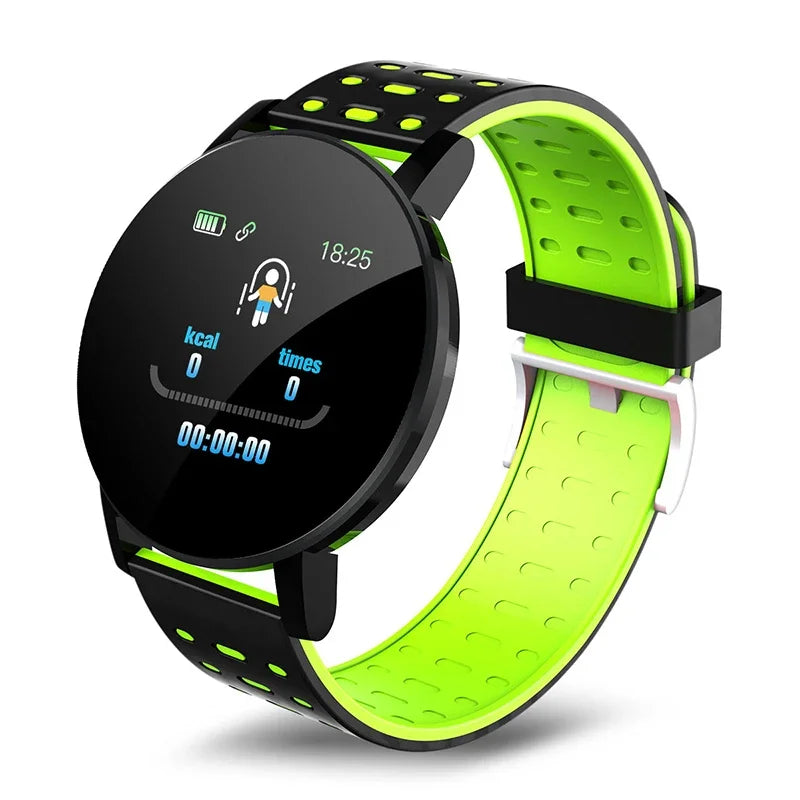 Smart Fitness Tracker Watch with Heart Rate & Blood Oxygen Monitor – Waterproof Activity Tracker Smartband for Kids & Adults