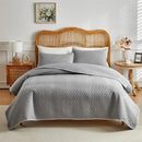 Luxury Quilted Coverlet Set – Lightweight Pet Hair Resistant Bedspread for Queen & King Beds