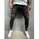 Men’s Distressed Slim Fit Jeans – Modern Streetwear Style with Premium Comfort