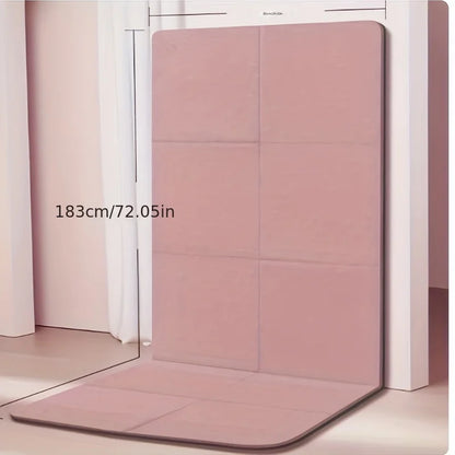 Esterilla de yoga plegable de TPE ecológica FlexFold™: esterilla de fitness antideslizante para viajes