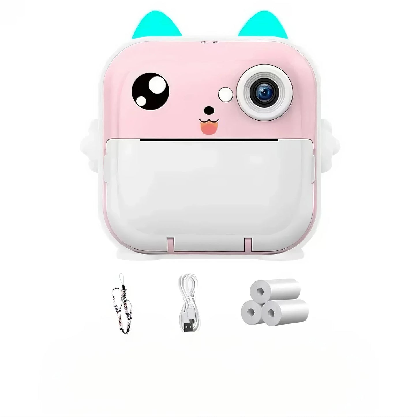 Kids Instant Print Camera HD Mini Digital Toy Camera with App