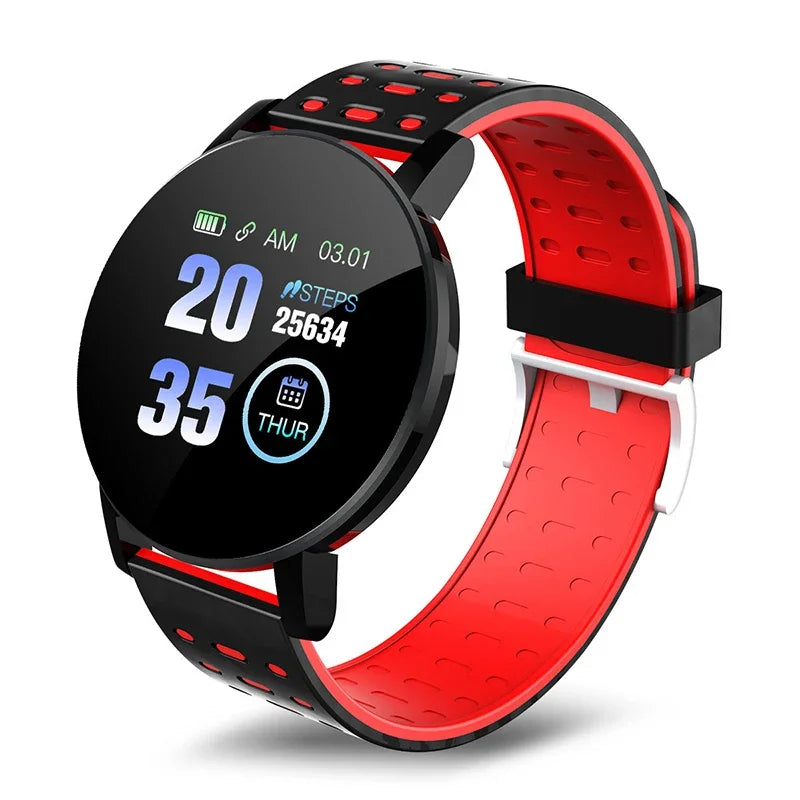 Smart Fitness Tracker Watch with Heart Rate & Blood Oxygen Monitor – Waterproof Activity Tracker Smartband for Kids & Adults