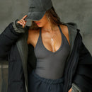 Camiseta de punto sin mangas