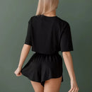 Women’s Soft Pajama Lounge Set – Summer Sleepwear with Shorts