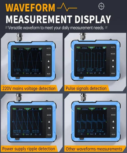 Osciloscopio digital de mano – Medidor electrónico portátil de 48 MS/s y 10 MHz
