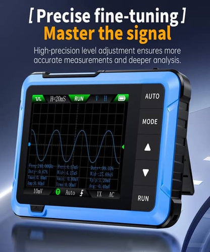 Osciloscopio digital de mano – Medidor electrónico portátil de 48 MS/s y 10 MHz