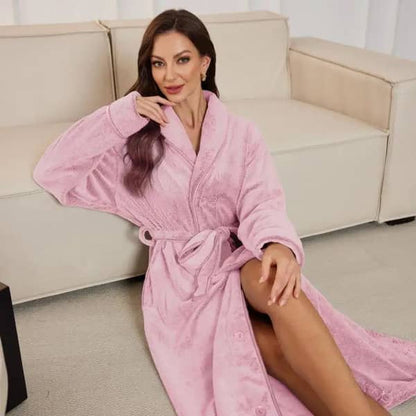 Luxury Plush Spa Bathrobe for Women