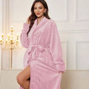 Accappatoio da spa di lusso in peluche per donna