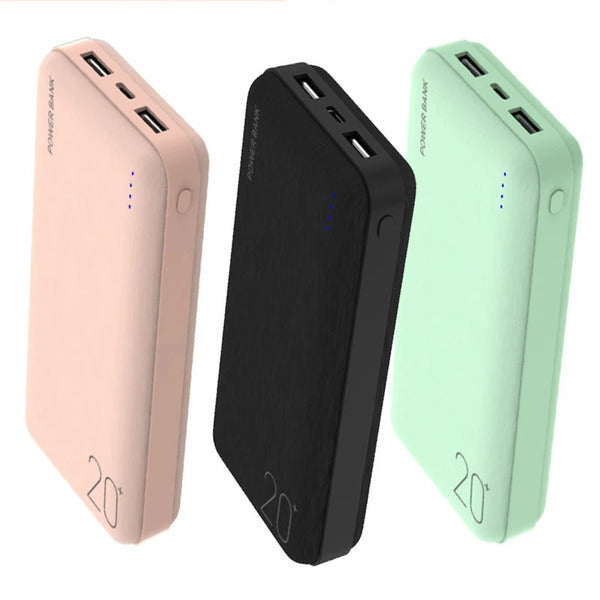20000mAh Fast Charging Power Bank LED Display Dual USB Charger