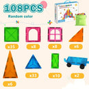 Magnetic Building Tiles for Kids STEM Construction Toy Set