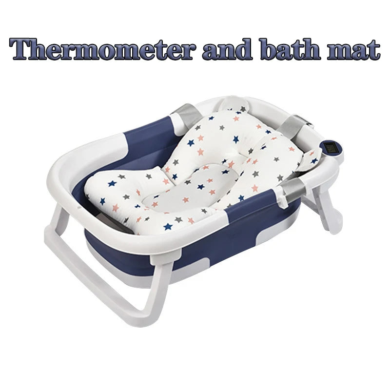 Silicone Thermal Baby Bathtub Foldable
