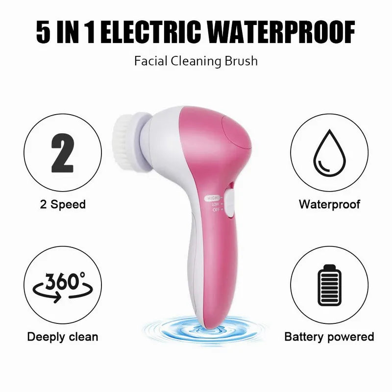 Close-up of GlowPro™ Facial Cleansing Brush bristles