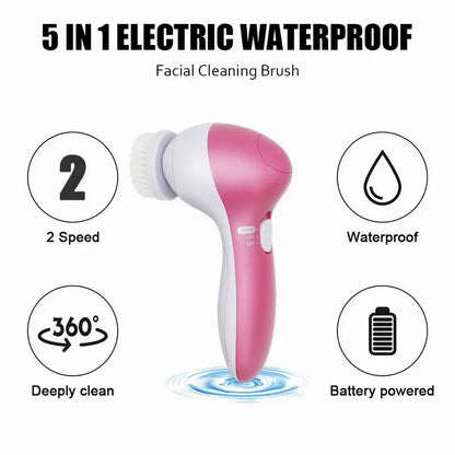 Close-up of GlowPro™ Facial Cleansing Brush bristles